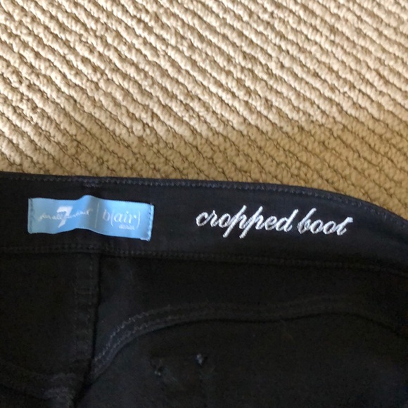 citizens black cropped black denim jeans - Picture 4 of 4